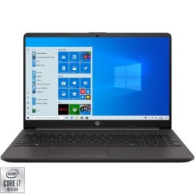 Laptop HP 250 G8 con processori Intel Core i7-1065G7, 15.6", HD, 8 GB, SSD sì 256 GB, grafica Intel Iris Plus, Windows 10 Pro, Dark Ash Silver