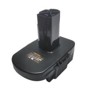 Convertitori/adattatori per batteria per elettroutensili DM18GL, compatibili con Craftsman, nero