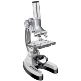Microscopio ottico Bresser Junior Biotar DLX 300-1200x, Argento