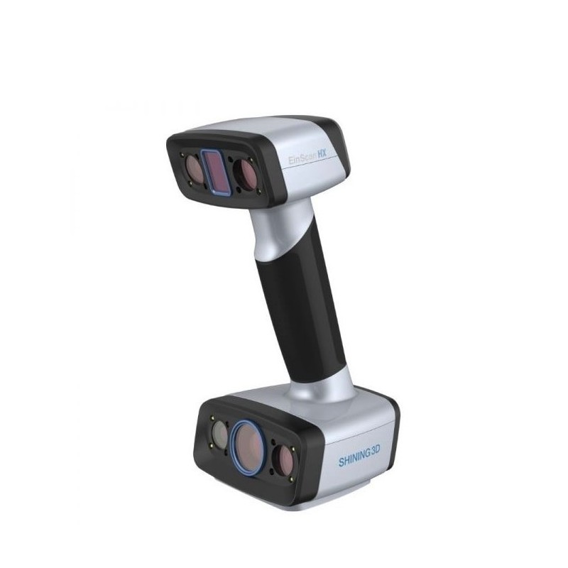 Scanner 3D, Einscan HX, portatile con laser blu ibrido e sorgente luminosa a LED