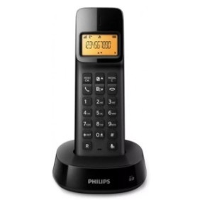 Telefono cordless Philips D1601B/01 1.6" 300 MAH GAP nero