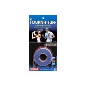 Set di 3 overgrip resistenti Tourna TUFF XL Blu