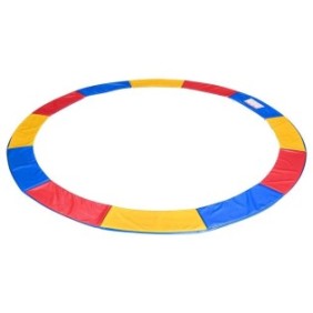 Protezione a molla per trampolino con diametro di 396 cm, multicolore