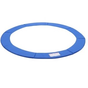 Protezione a molla per trampolino con diametro di 396 cm, blu