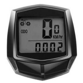 Tachimetro digitale per bicicletta, Zola, IPX4, ABS, 13 funzioni, nero