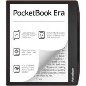 Lettore di eBook PocketBook Era, touch screen da 7", E Ink Carta, 300 dpi, Bluetooth, SMARTlight, IPX8