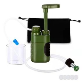 Depuratore d'acqua, ABS/Carbonio/Cotone,, 23,5x8,1x4,9 cm, Verde