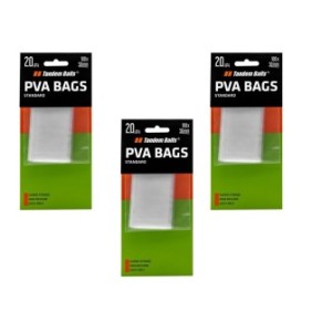 Set di 60 sacchetti in PVA, Tandem Baits, Standard, 100x50 mm, Trasparente