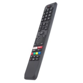 Telecomando TV Bocu Remotes®, compatibile Hitachi, 43HAK6150, 50HAK6100, intelligente con Netflix e Youtube, nero