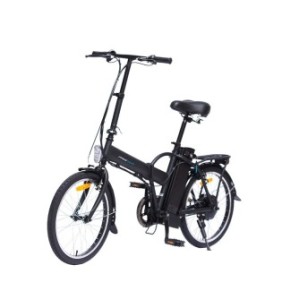 Bicicletta elettrica Skateflash Fly, alluminio, ruote 20"x1,75", 250 W, 36V/7,5Ah Littium, nera