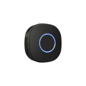 Telecomando wireless Shelly 1 con un pulsante - Nero, app controllo, compatibile con Home Assistant
