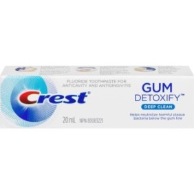 Dentifricio, Crest 3D Gum Detoxify, per gengivite, retrazione gengivale, parodontite, tubo da 20 ml