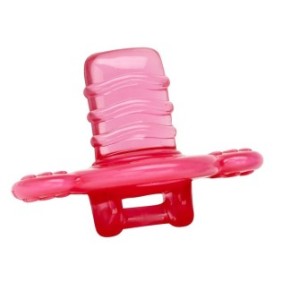 Il giocattolo per la dentizione del bambino, Dr Brown's, può essere raffreddato nel congelatore, Rosso, 3 mesi +