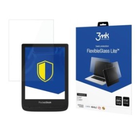 Pellicola protettiva, Protezione 3Mk, Vetro, PocketBook Touch Lux 5, Trasparente