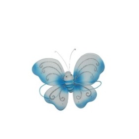 Ali di farfalla per bambini, 20x29 cm, unisex, blu