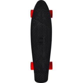 Skateboard Byox, polipropilene/alluminio, 56x15 cm, nero