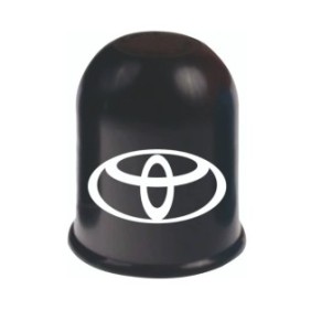 Copertura protettiva per gancio per rimorchio auto, in plastica, personalizzata Toyota, Creative Rey®