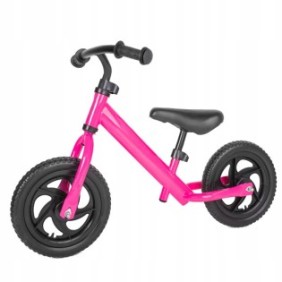 Bicicletta per bambini senza pedali, Zola®, sedili morbidi, regolabili, 12', rosa