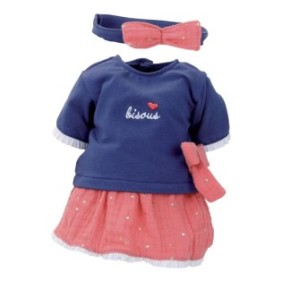 Set vestiti per bambole, Petit Collin, Celene, 36 cm, Multicolor