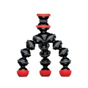 Joby GorillaPod Treppiedo magnetico, Plastica/Sacciaio inossidabile, 13 cm, Nero/Rosso