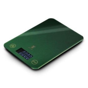 Bilancia da cucina digitale Berlinger Haus, Collezione Emerald, 5kg, LCD, Plastica/Vetro, Verde