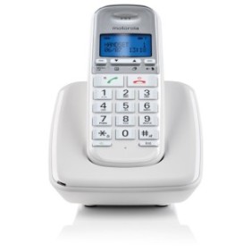 Telefono DECT Motorola, display, bianco