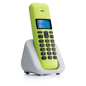 Telefono DECT Motorola, display, giallo/bianco
