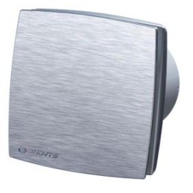 Ventilatore da bagno Prese d'aria SILENTA LDA T, 100 mm, Argento