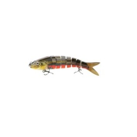 Wobbler articolato con 8 segmenti FISHINGBOX MAKE FISHING BETTER per la pesca a spinning - l'esca perfetta per luccio, pesce gatto o trota, 14 cm 23 g modello 1