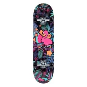 Skateboard, SMJ sport, BS-Q3108FC, Flamingo, multicolore, legno, 100 kg