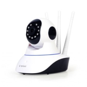 Telecamera di sorveglianza rotante ICAM-WRHD-02, Gembird, WiFi, FullHD, Bianco