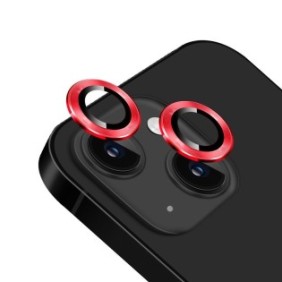 Set di pellicole protettive per fotocamera, Mohave, compatibili con iPhone 14, Rosso