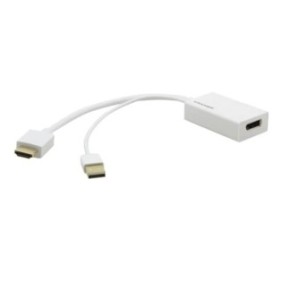 Adattatore DisplayPort attivo Kramer ADC-HM/DPF, 4K, supporto HDCP 2.0, sì HDMI (M)/USB-A a DisplayPort (F)