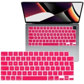 Cover protettiva per tastiera, Alogy, Termoplastica, Compatibile con Apple MacBook Air 13 2022, Rosa
