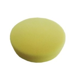 Disco in spugna lucida gialla, elevata durezza, 80 mm