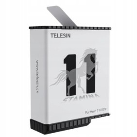 Batterie per GoPro, Telesin, 1720mAh, Compatibile con GoPro 11/10/9, Resistente alle basse temperature