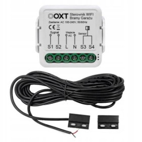 Controller per cancello WiFi OXT, Tuya, 230 V, bianco