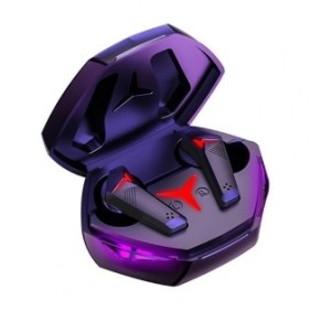 Cuffie wireless T33 TWS®, Bluetooth 5.0, IPX0 impermeabile, cuffie da gioco, custodia LED, illuminazione RGB