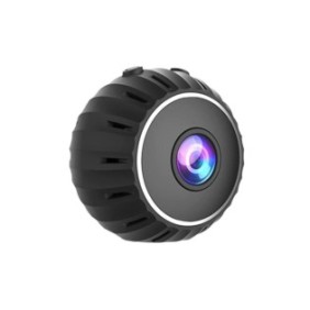 Mini telecamera spia, Sunmostar, 4K, 1080P, Full HD, Audio/Video, 3x3x2,3 cm, Nero