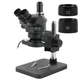 Microscopio stereo, Jiafen, 3,5X-50X, nero