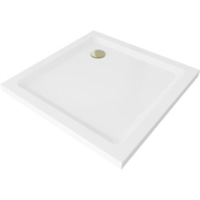 Piatto doccia quadrato, acrilico, SLIM 80 cm x 80 cm, bianco