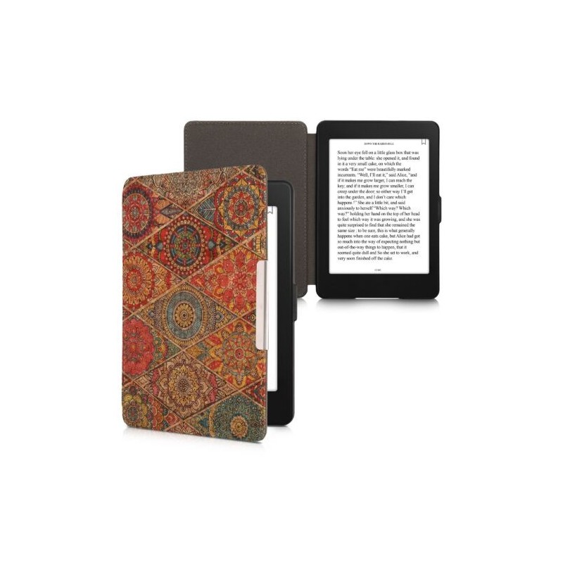 kwmobile cover per Amazon Kindle Paperwhite 7, Sughero, Multicolor, 59389.01