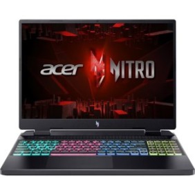 Laptop Gaming ACER Nitro 16 AN16-41-R6UF, AMD Ryzen 9 7940HS fino a 5.2 GHz, 16" WQXGA, 32 GB, SSD 1 TB, NVIDIA GeForce RTX 4070 8 GB, DOS gratuito, Nero