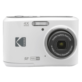 Fotocamera Kodak PixPro FZ45, 16 MP, Zoom 4X, Vlogging, Full HD – 1080p, Bianco