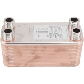 Scambiatore di calore, 30 piastre, termico, 4, 5 MPa, controcorrente, rosa