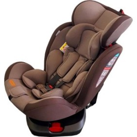 Seggiolino auto con Isofix NOVOKIDS™ Safety Seat 7000, Con rotazione di 360 gradi, 0-36 kg, Poggiatesta regolabile in altezza, Trasformabile in seggiolino auto, Cintura di sicurezza a 5 punti, Rivestimento sfoderabile, Beige