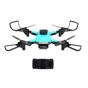 Drone HD doppia fotocamera SKY91, con telecomando, blu