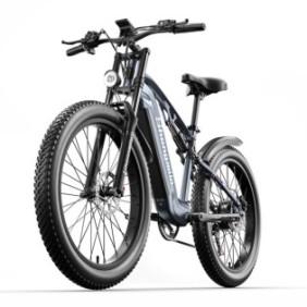 Bicicletta elettrica Shengmilo MX05 BAFANG Motore 48V17.5AH Batteria Samsung, freno a disco meccanico, grigio