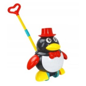 Giocattolo da spingere Pinguin Mini Junior 831851, multicolore