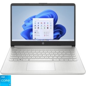 Laptop ultraportatile HP 14s-dq5007nq con processori Intel(r) Core(tm) i3-1215U fino a 4,40 GHz, 14", Full HD, 16 GB, SSD sì 512 GB, grafica Intel(r) UHD, Windows 11 Home, Naturale Argento